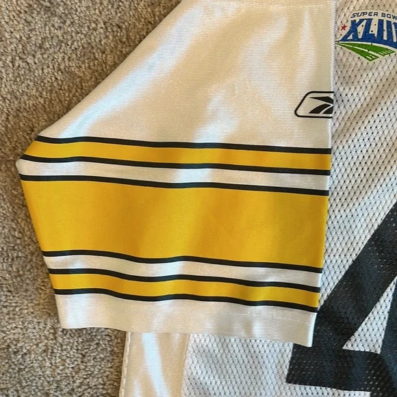 SOLD Troy Polamalu Reebok #43 NFL Players Pittsburgh Steelers Jersey / size M - Picture 5 of 6
